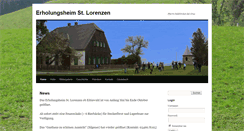 Desktop Screenshot of erholungsheimstlorenzen.at